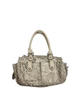 Bebe sport monogrammed barrel handbag